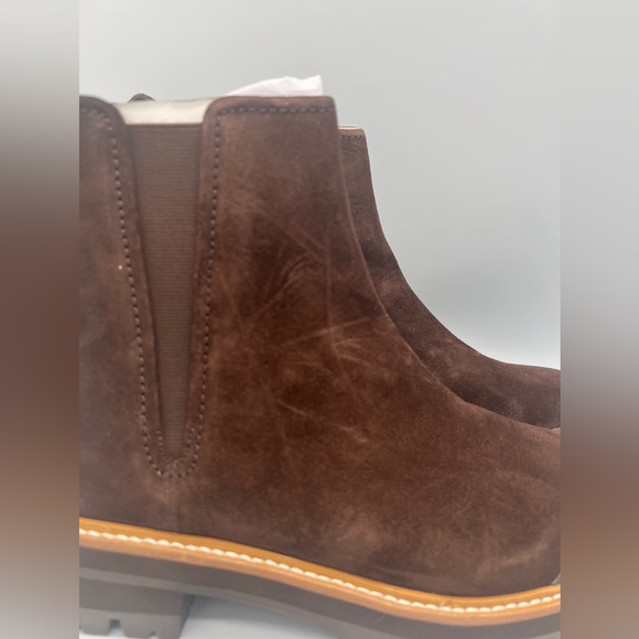 Marc Fisher Ilora Brown Suede Ankle Booties - Picture 2 of 12